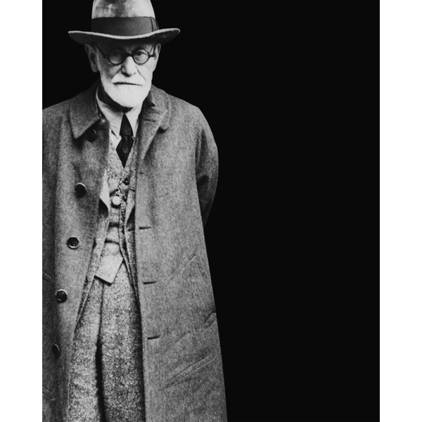 Sigmund Freud after his arrival in London (print)