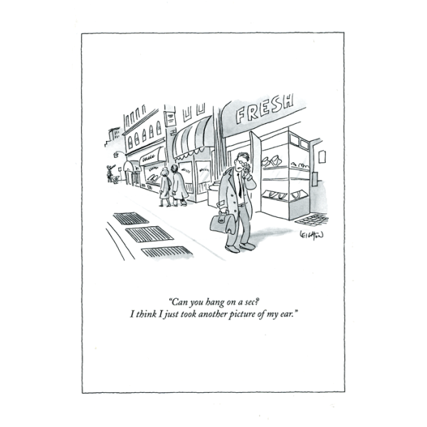 Hang on a Sec - The New Yorker (greeting card)