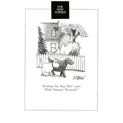 It's always 'Sit,' 'Stay,' 'Heel' - The New Yorker (greeting card)