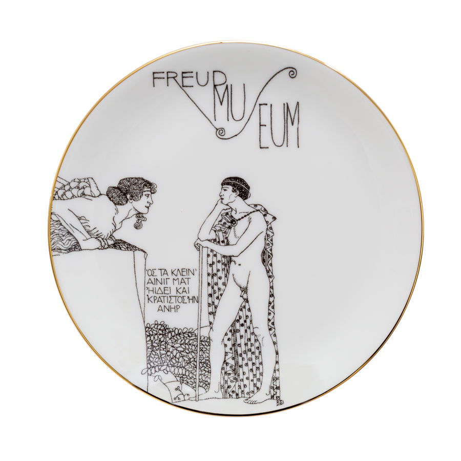 Oedipus and Sphinx Plate