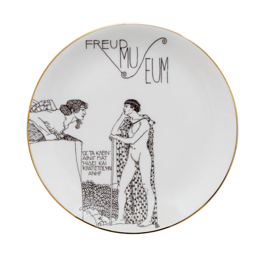 Oedipus and Sphinx Plate