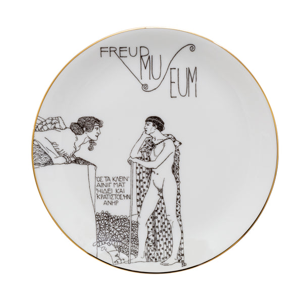 Oedipus and Sphinx Plate