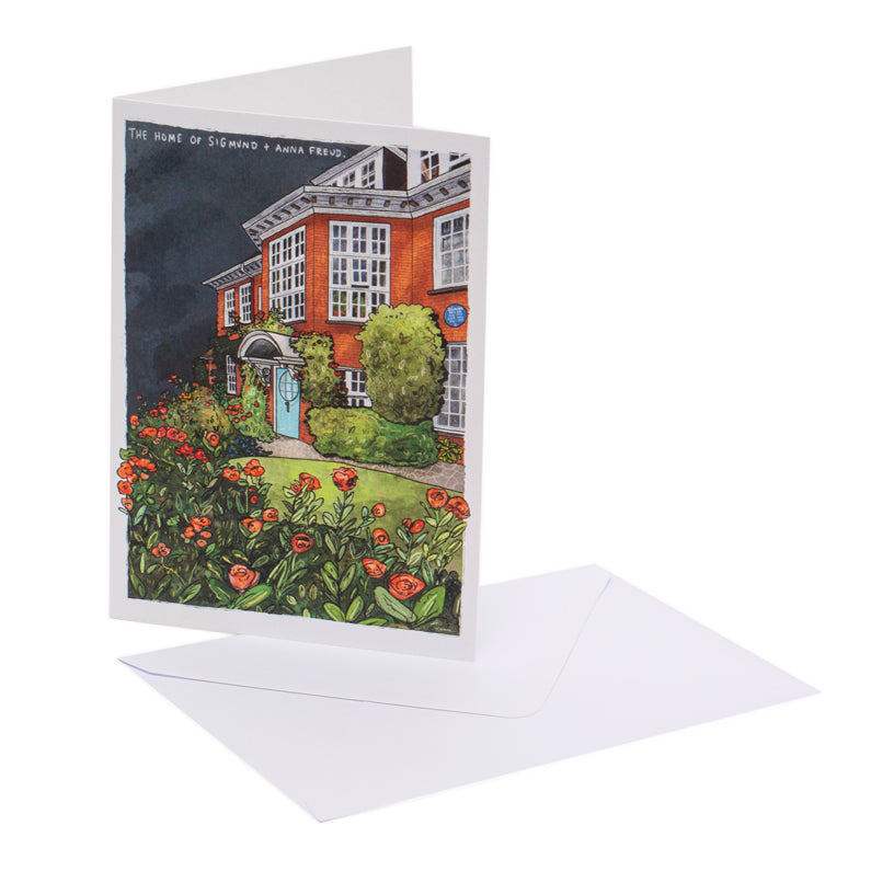 The Home of Sigmund and Anna Freud Greeting Card