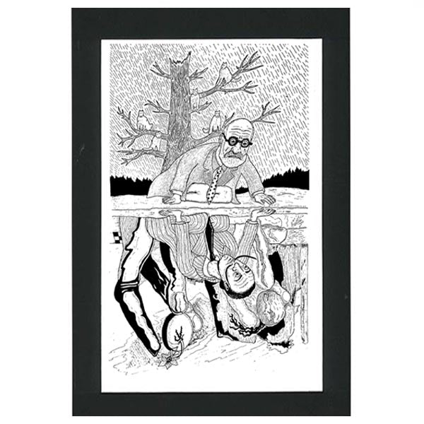 Freud/Dalí - Print by Nathan D'Arcy 