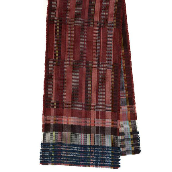 Wallace and Sewell Festival Red Wool Wrap