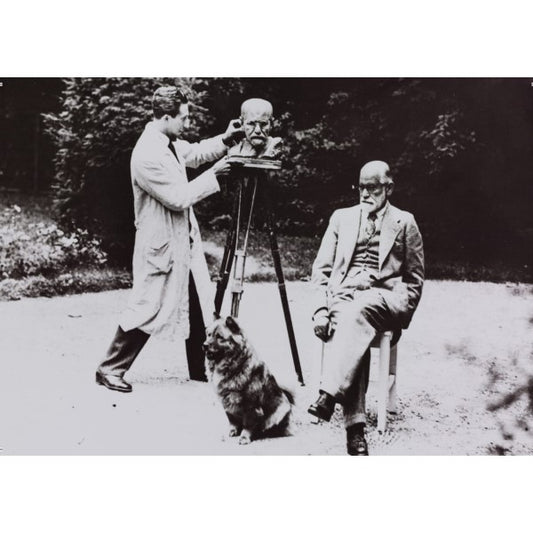 Sigmund Freud and Oscar Nemon
