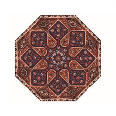 Umbrella with freudian couch rug pattern