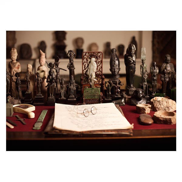 Freud's desk (postcard)