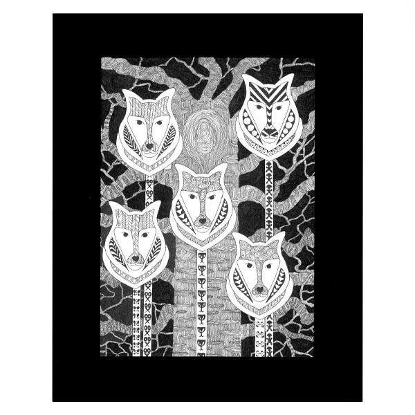 Che Vuoi (The Wolf Man's Dream) - Print by Zhuo Wang